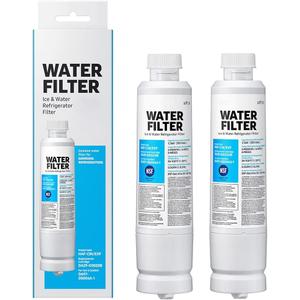 HAF-CIN/EXP Refrigerator Water Filter Compatible with DA29-00020B & DA97-08006A-1 Carbon Block Filtration, 99% Contaminant Reduction Fresh Drinking Water 6-Month Life (2 Pack)