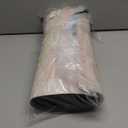 Collive Kitchen Mats Cushioned Anti Fatigue, Abstract Kitchens Floor Mat Non Slip Desk Rugs Waterproof, Beige Memory Foam Comfort Standing Rug for Sink, Home Decor, 17"x59"+17"x29"