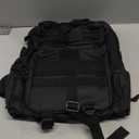 SMONT Black Tactical Sling Bag - MOLLE Compatible Daypack, Small Durable Backpack for Hiking, Commute, Work/EDC - Assault Range Bag Crossbody Chest Pack Single Shoulder Pack in Black