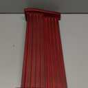 8 Rows Military Challenge Coin Display Stand - Holds 60-70 Coins, Solid Wood Army Police Coin Rack Display Holder for Desktop, Mahogany