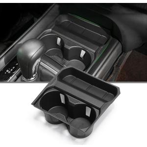 Yumzeco Compatible with 2023 2024 2025 2026 Mazda CX-50 Cup Holder Insert, 2023 2024 2025 2026 CX 50 Center Console Cup Holders Inserts for Mazda CX-50 Accessories