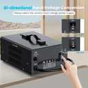 6000W Voltage Converter Transformer(110V to 220V or 220V to 110V) Step Up/Down Converter 110/120 Volt - 220/240 Volt w/US Power Cord,Circuit Breaker Protection, LCD Screen Display
