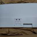 CRUA 24" FHD 100Hz Curved Monitor, 120% sRGB, HDMI/VGA, Frameless, White