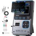 FNIRSI DSO-TC4 Handheld Oscilloscope, 10MHz Bandwidth 48MSa/s Sampling Rate Transistor Tester Digital Oscilloscope DDS Signal Generator 3 in 1, Voltage Continuity Zener Diode Triode Component Tester