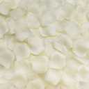 Ouddy Decor 5000 Pcs Rose Petals Artificial Flower for Valentine's Wedding Decor Romantic Night Event Anniversary Shower Engagement Party Home Decorations, Ivory