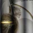 CO-Z 69" Modern Arc Floor Lamp, Gold Standing Light with Adjustable Metal Shade and Marble Base, LED Bulb Included, Contemporary Lighting for Living Room or Sofa