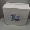 200 Pack Blue Plastic Cups, 12 oz Clear Plastic Disposable Cups, Big Size Fancy Party Cups for Party, Wedding, Reception