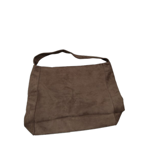 Stylish Faux Suedes Shoulder Bag Casual Single Shoulder Handbag with Organizational Compartments for Women Commuters Daily