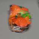 3Pcs Pumpkin Costume Adult,Glow in the Dark Poncho for Women with Headband and Candy Bag for Halloween