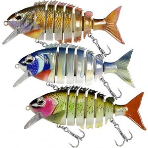 Fishing Lures for Freshwater or Saltwater,Most Lifelike Jointed Swimbait,Slow Sinking Bass Fishing Lure,Easy to Use for Fishing Beginner and Pros