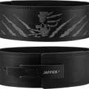 Jaffick Lever Lifting Belt  Power 10mm Extreme Heavy Duty Genuine Leather Lower Back Support for Squats, Bench Press, Deadlifts Bodybuilding Weightlifting Powerlifting for Men & Women (XL, BLACK)