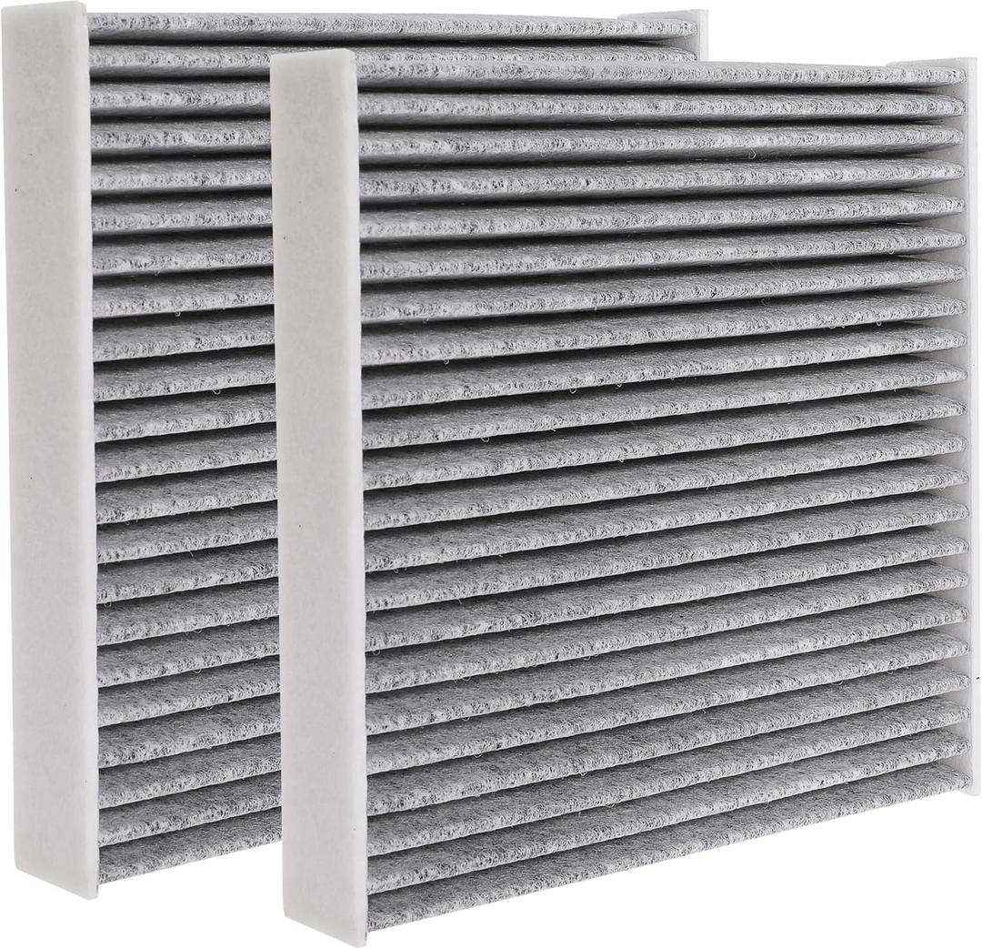 CF10285 CP285 Cabin Air Filter Fit for Toyota Camry Corolla Rav4 SIENNA Highlander for Lexus NX200T NX300 ES350 RX350 RX450H, Cabin Filter Replacement with Activated Carbon, 2 Pack