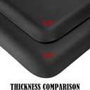3' x 5' Salon Anti Fatigue Mat for Hair Stylist 7/8'' Thick, Rectangle Comfort Barber Shop Beauty Floor Mats Under Styling Chair