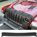 powoq Hood Deflector Compatible with 2020-2026 Jeep Gladiator JT Deflector TPE Shield Wrangler JL Hood Protector Replacement for 2020-2026 Jeep Gladiator JT Accessories