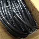 16/3 100 FT Black Outdoor Extension Cord Waterproof, Black 16 Gauge Extension Cord Flexible and Cold Resistant 3 Prong Grounded Plug,10Amp 1250W SJTW ETL Listed