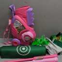 Liberry Toddler Golf Set for 1 2 3 4 Years Old, Upgraded Kids Golf Cart with Unique Shoulder Strap Design, Indoor and Outdoor Golf Toys for Boys Girls (Pink)