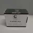 Candle Charisma 50 Green Spell Candles - 4" Unscented Paraffin Chime Candles, Smokeless & Dripless, Colored Candles, 2 Hours Burn Time 1/2 Inch Taper Candles for Rituals