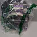 ShowerShroom Ultra Matte Black Hair Catcher, Stainless Steel Drain Protector, Fits All Shower Drains