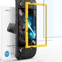 JSAUX 2-Pack Screen Protector for Steam Deck, Ultra HD Glass Protector 9H Hardness Easy to Install with Guiding Frame Scratch Resistant Tempered Glass for Steam Deck OLED, Come with Toolkits