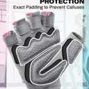 VINSGUIR Workout Gloves for Women and Men, Breathable Weight Lifting Gloves for Gym Exercise, Fitness, Training, and Cycling, with Excellent Grip and Cushion Pads, Small