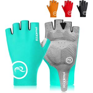 Cycling Gloves,Anti-Slip 5mm Padded Biking Gloves for Men Women Shock-Absorbing Summer Breathable for Road Bicycle Commuting