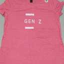 Gen Z T-Shirt Pink Small Size Women's