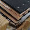 Art3d 4-Piece Wood Slat Acoustic Panels for Stylish Decor and Noise Reduction, 3D Textured Panel for Ceiling and Wall, Walnut (4Pcs - 94.5 * 7.9 inch)