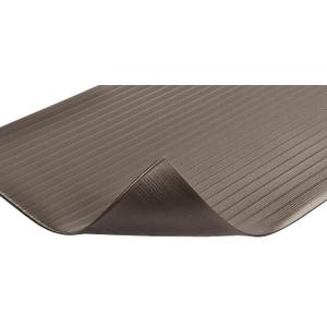 Notrax 410 Airug® 2' x 3' x 3/8" Anti Fatigue Mat, Enhanced Slip Resistance with Beveled Edges and Ribbed Surface, Ideal for Industrial and Commercial Workplaces, Black, 410S0323BL
