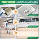 Upgraded 1050W Powerful Steam Cleaner, Pressurized Handheld Multi-Surface Natural Steamer with 12PCS Accessories & Safety Lock, 350ML Large Capacity for Home, Kitchen Instant Dissolves Grime & Grease