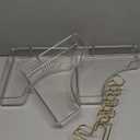 NATURE'S SOURCE Makeup Organizer for Vanity, 3-Tier Corner Bathroom Organizer Countertop with Makeup Brush Holder, Corner Counter Storage for Bathroom, Dresser, Kitchen（Clear