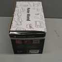 Roter Mond 2 Slice Toaster Retro Stainless Steel with Bagel, Cancel, and Defrost Functions, 6 Bread Shade Settings, Extra Wide Slots and Removable Crumb Tray, Orange