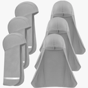 Loopeer 6 Pieces Hard Hat Sun Shade Cooling Skull Cap Neck Shade Sun Protector Skull Cap Liner for Men Women