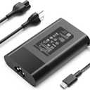 New Slim 65W USB C Laptop Charger Replacement for HP Laptop Charger Elitebook x360 Pavilion Spectre Chromebook Envy Elite x2 Computer Travel Type C Braided Cable Power Cord Ac Adapter