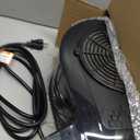 Floor Drying Air Mover Blower with Warm & UV Lamp, 3-Speed High-Velocity Fan for Home, Garage, Workshop, 12.59"D x 7.1"W x 12.6"H