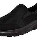 Skechers Men's Flex Advantage Slip Resistant Sr Mcallen Slip on (8 Wide, Black)