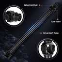 AWD Front Drive Shaft Propeller Shaft Driveshaft Assembly fits for BMW X5 X6 2012 2013 2014 2015 2016 2017 2018, 3.0L 4.4L, Replace Part#: for 26209425907 26208605866 26207597649 976-352