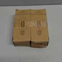 LED Light Bulbs DC 12V 6W E26 ST64 Low Voltage Bulb RV Camper Warm White 2700K Vintage Clear Glass Filament Edison Bulbs Equivalent 75W Halogen Marine Boat Solar 12V Battery Lighting,2 Pack