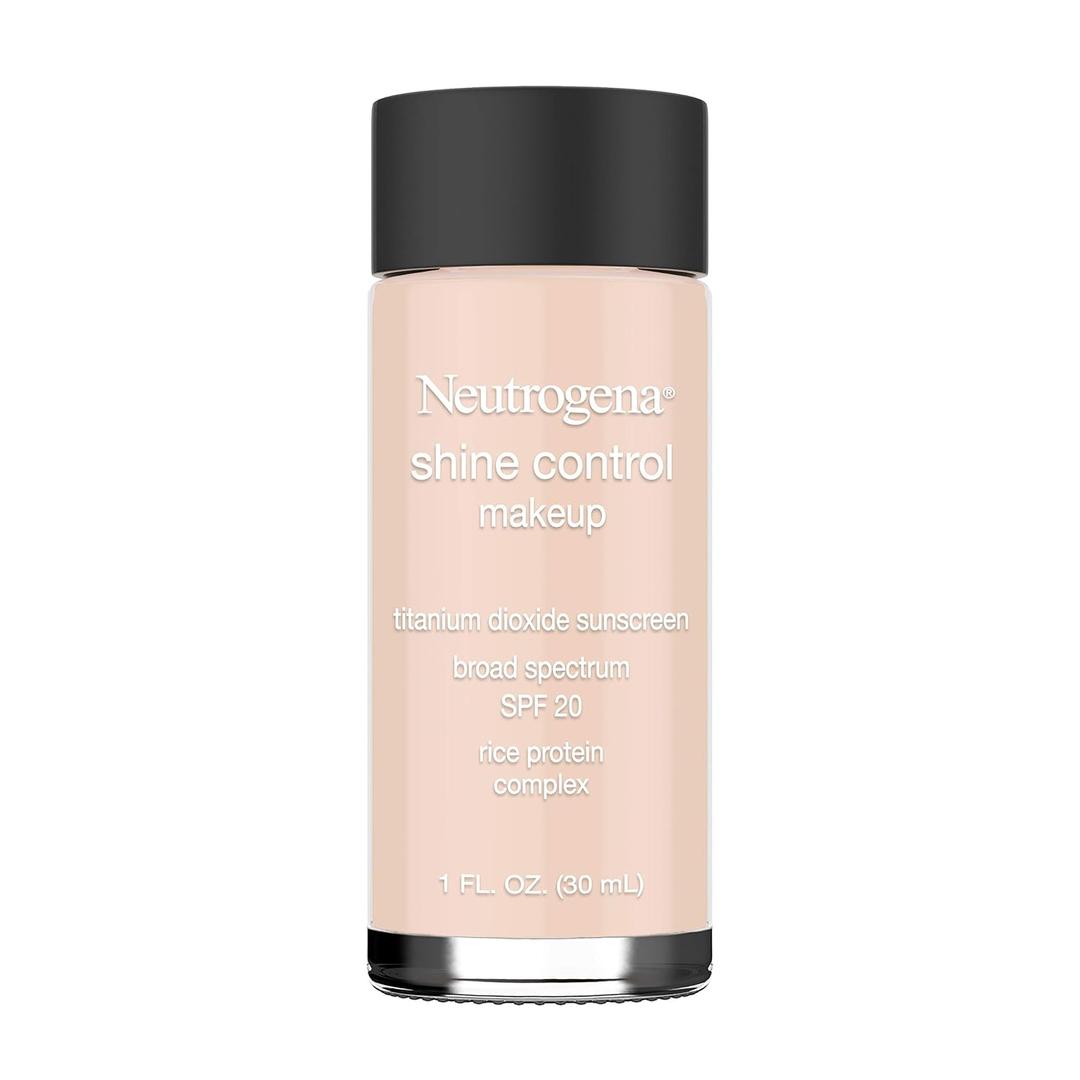 Neutrogena Shine Control Liquid Makeup Broad Spectrum Spf 20, Natural Ivory 20, 1 Oz.