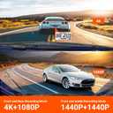 VANTRUE N4 3 Channel Dash Cam, 4K+1080P Dual Channel, 1440P+1440P+1080P Front Inside Rear Three Way Triple Car Dash Camera, IR Night Vision, Capacitor, 24 Hours Parking Mode