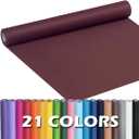 PerkHomy Wine Red Kraft Paper Roll 17.5" x 960" (80') for Gift Wrapping Bouquet Flower Art Painting Craft Writing Packaging Shipping 80GSM 55LB (Wine Red, 17.5" x 80')
