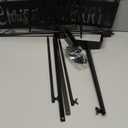 YEAHOME Christmas Stocking Holder Stand, Believe & Snowflake Metal Stocking Stand with Holders for Christmas Decorations, Free Standing Stocking Holder for Fireplace Living Room Xmas Holiday Party