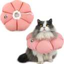 HiDREAM Cat Cone Collar,Cute Waterproof Elizabethan e Collar for Cats,Anti-Bite Lick Wound Healing Safety Cat Recovery Collar,All-Season Style