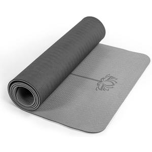 Yoga Mat Non Slip, Pilates Fitness Mats, Eco Friendly, Anti-Tear 1/4" Thick Yoga Mats for Women, Exercise Mats for Home Workout with Carrying Sling and Storage Bag