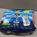 Bodhi Dog Disposable Male Dog Diapers - Super Absorbent, Leak-Proof Pee Wraps - Adjustable Fit, Comfortable Design, Advanced Moisture Control, and Wetness Indicator - Medium (20 Count)