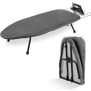 ASelected 38x12x6In Portable Table Top Ironing Board with Cotton Cover