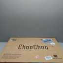 ChooChoo Bathroom Medicine Cabinet with Mirror, Modern Mirror Cabinet with LED Lights, Bathroom Wall Cabinet with Adjustable Shleves, Towel Bar, Black