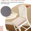Funuojiaju Chair Cushions Set of 2, Dinning Chair Cushions, Kitchen Chair Cushion, Chair Pads for Dining Chairs, Removable Cover, Machine Washable, Non-Slip Bottom (18 x 18 x 1.8 inch)