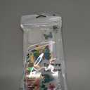 PIXIU Case for iPhone 16 Compatible with Magsafe, Laser Glossy Pattern,Cute Curly Wave Clear TPU Bumper Military Grade Drop tection Phone Cover for Women/Girls -Butterfly/Floral