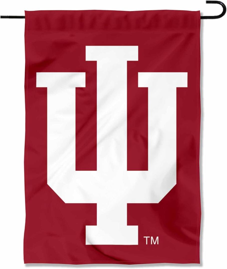 College Flags & Banners Co. Indiana Hoosiers IU Logo Garden Banner Flag