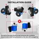 RAMATA Instant Hot Water Recirculating Pump System Kit For Tank Water Heater Recirculation Circulation Circulating Water Pump with Adjustable Hot Water Recirculating Valve Kit (Not Tankless)